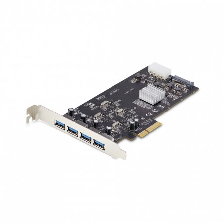 CARTE PCIE USB A 4 PORTS 5GBPS CARTE D EXTENSION 4X USB-A