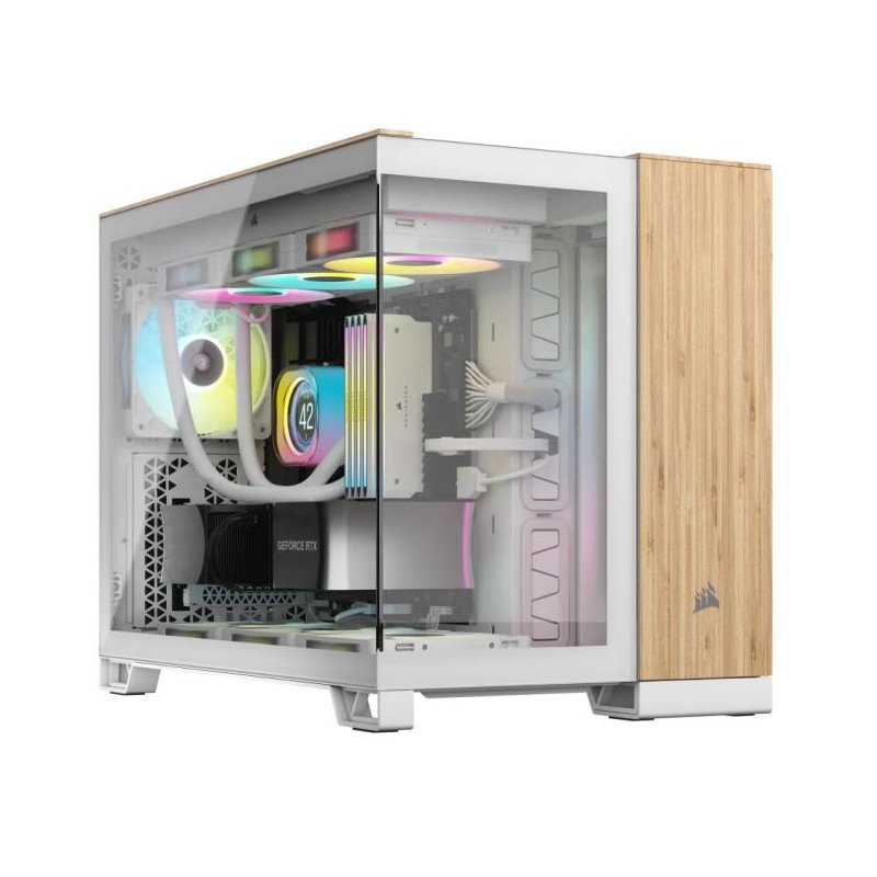 2500X (weiß/hellbraun, Tempered Glass x 2)