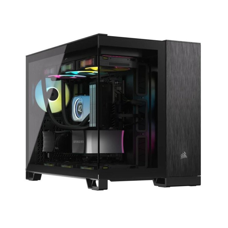 2500X (schwarz/anthrazit, Tempered Glass x 2)