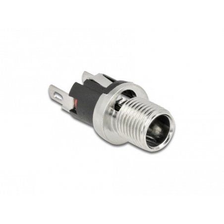 DeLOCK Connecteur DC 5,5 x 2,1 x 12,0 mm femelle, version à cloison soudée