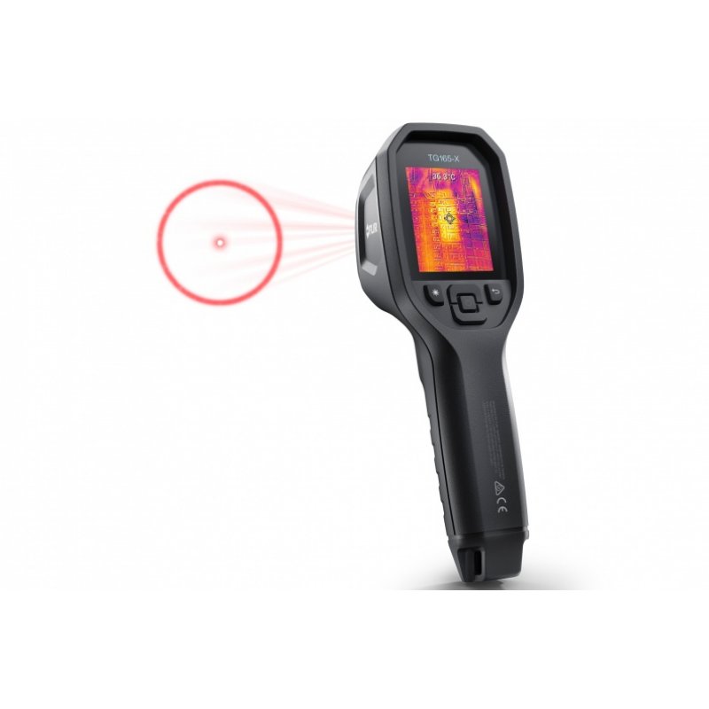 FLIR TG165-X MSX Termocamera -25 fino a 300 °C 80 x 60 Pixel 8.7 Hz MSX® Luce LED integrata Fotocamera digitale