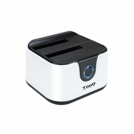 Station d'accueil USB 3.0 TooQ TQDS-802 pour 2x S-ATA (Blanc)