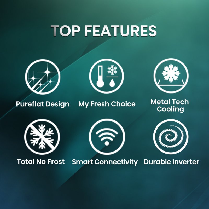 Hisense RQ5P470SAFD réfrigérateur-congélateur Pose libre 483 L D Noir, Acier inoxydable