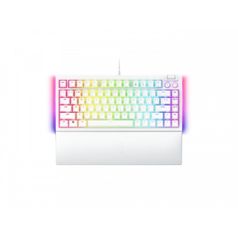 Razer BlackWidow V4 75% clavier Jouer USB QWERTY Anglais américain Blanc