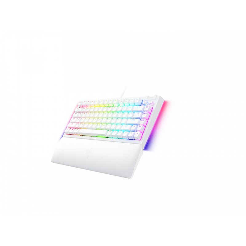 Razer BlackWidow V4 75% clavier Jouer USB QWERTY Anglais américain Blanc