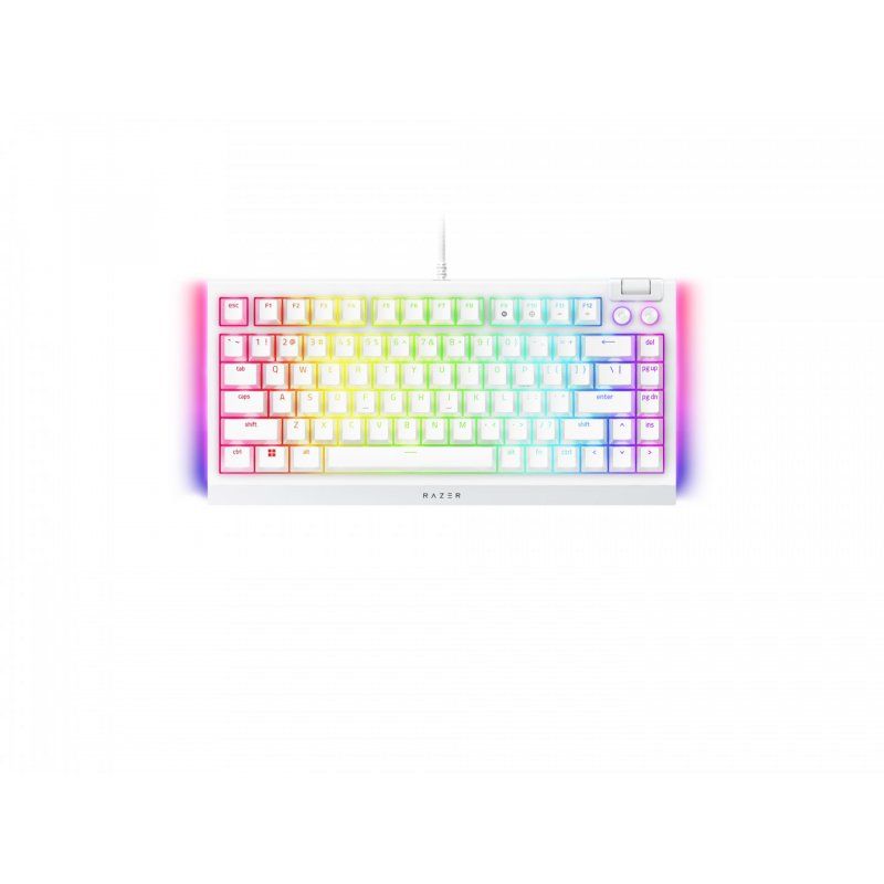 Razer BlackWidow V4 75% keyboard Gaming USB QWERTY US English White