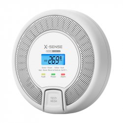 Interlinked CO Alarm X-Sense CO03D-W Link 