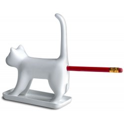 Winkee - Pencil sharpener - Sharp end Cat with sound - White