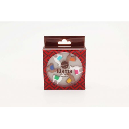 Winkee - Drinks Markers - Llama Glass Markers