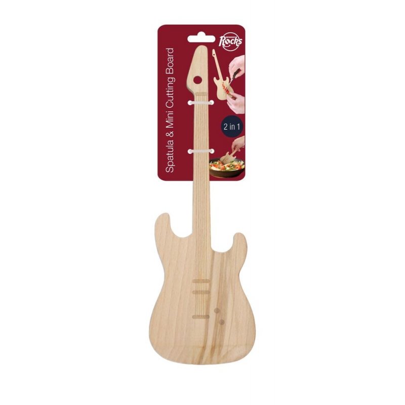 Winkee - Guitar Spatula and Mini Cutting Board