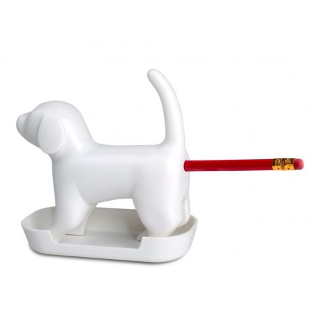 Winkee - Pencil sharpener - Sharp end Pup White with sound - White