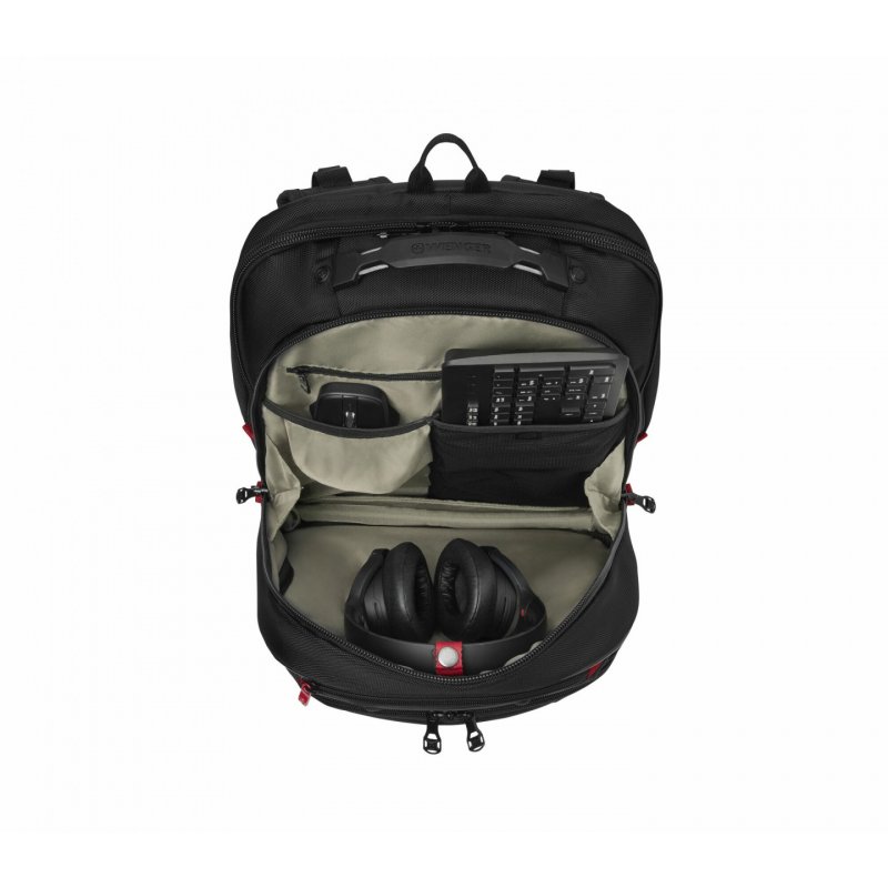 Wenger/SwissGear Carbon Pro backpack Casual backpack Black Polyester, Recycled polyethylene terephthalate (rPET)