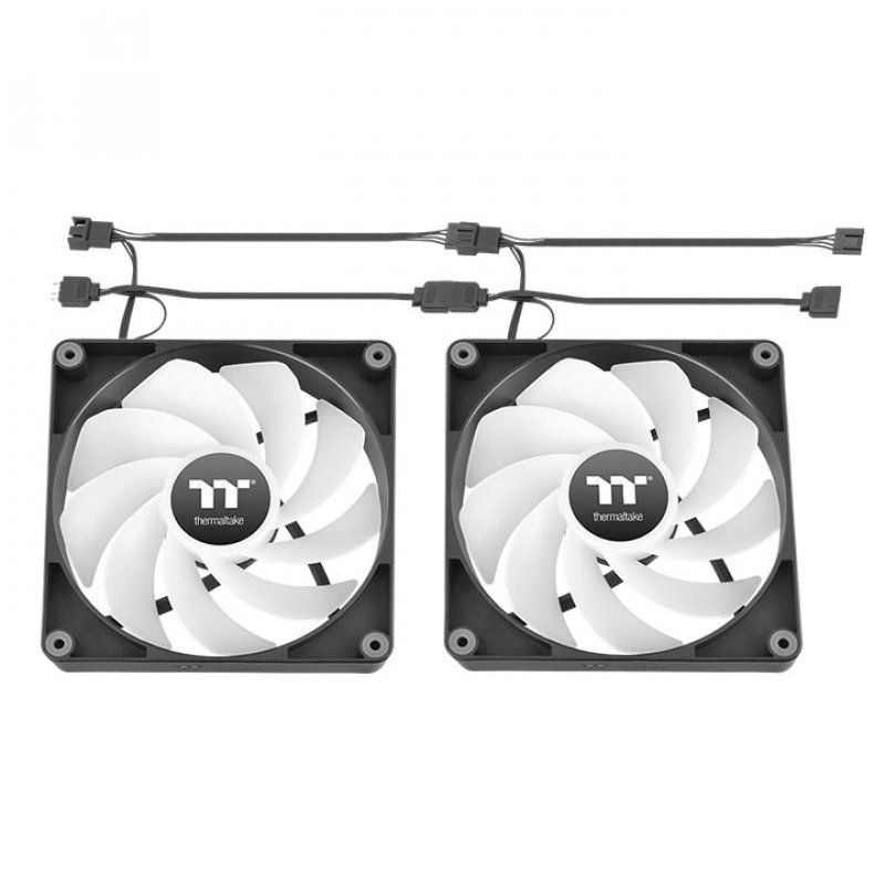 Thermaltake CT140 Reverse ARGB Computer case Fan 14 cm Black 2 pc(s)
