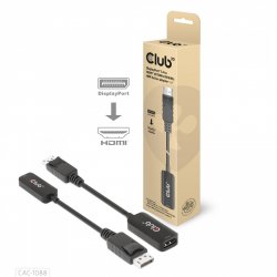 Club 3D DisplayPort1.4 auf HDMI 4K120Hz/8K60Hz HDR-Aktiv-Adapter St./B