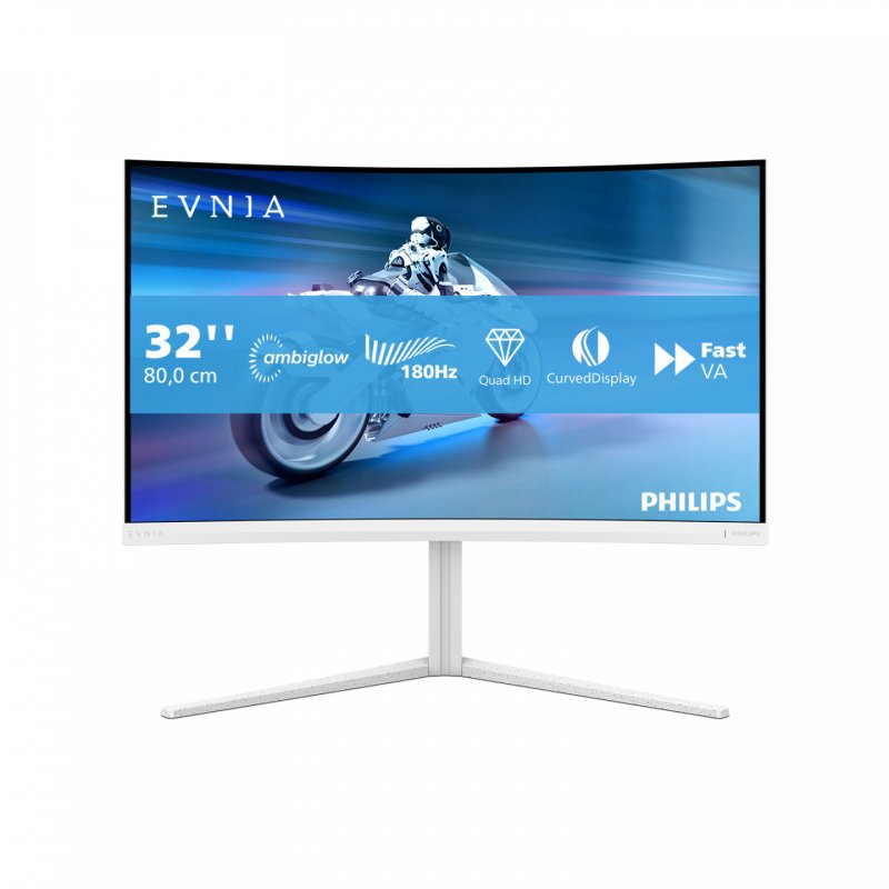 Philips Evnia 5000 32M2C5501/00 computer monitor 68.6 cm (27") 1920 x 1080 pixels Full HD LCD White