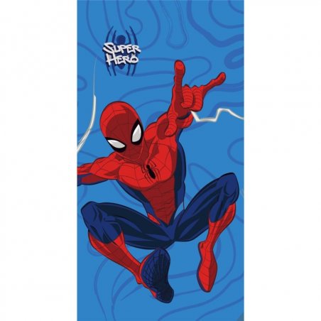 MARVEL - Spider-Man - Serviette de Plage 100% Coton - 70x140cm