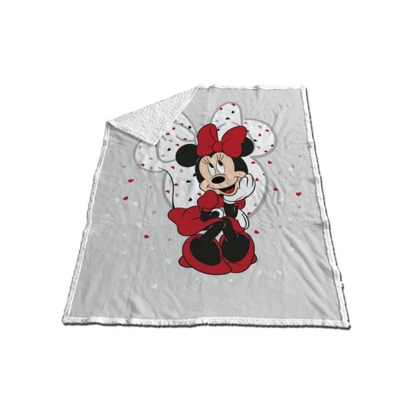 DISNEY - Minnie - Couverture Sherpa 130x170cm