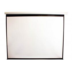 ELECTRIC ROLLOWAY 4:3 150" SCREEN WITH IR REMOTE CONTROL