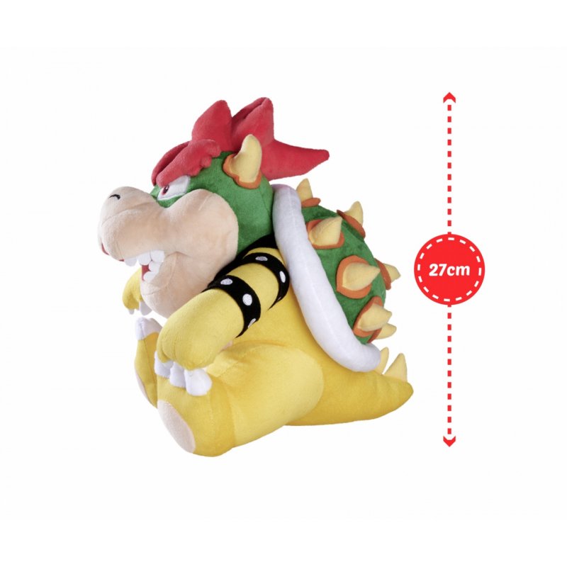 Super Mario peluche Bowser 27 cm