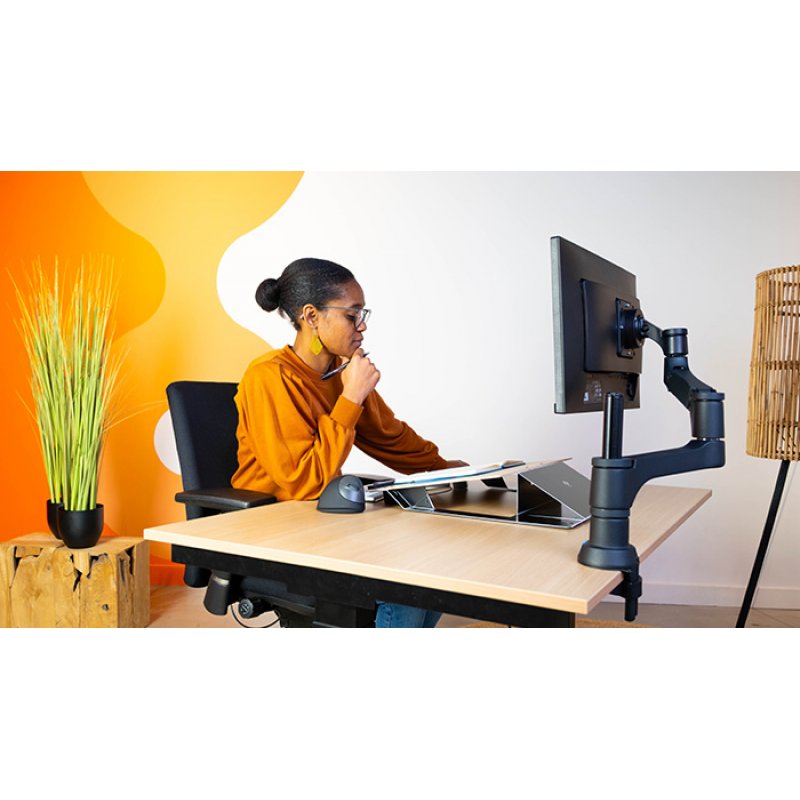 R-Go Tools Porte documents R-Go Read2Write, pour lire et écrire, ergonomique, avec repose-poignet en mousse souple,