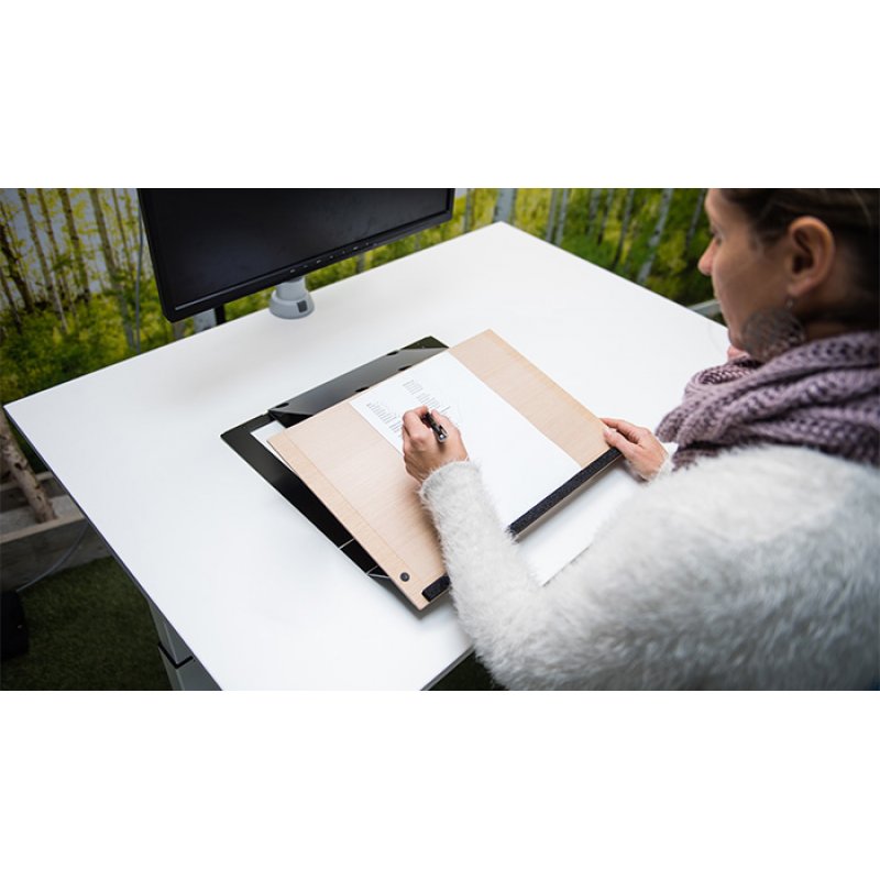 READ2WRITE DOCUMENT HOLDER OAK WOOD