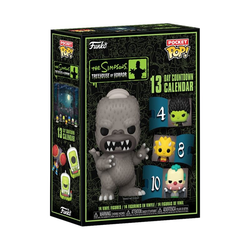 Simpsons Pocket POP! calendrier de l´avent Treehouse of Horror 13 Day Countdown