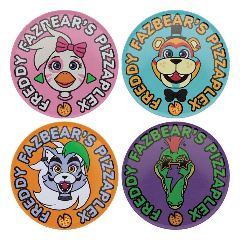 Five Nights at Freddy's pack 4 sous-verres Printed Drinks