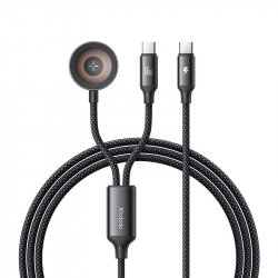 Mcdodo CA-2200 2-in-1 USB-C cable Apple Watch charger, 60W, 1.2m