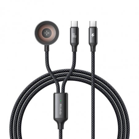 Mcdodo CA-2200 2-in-1 USB-C cable Apple Watch charger, 60W, 1.2m