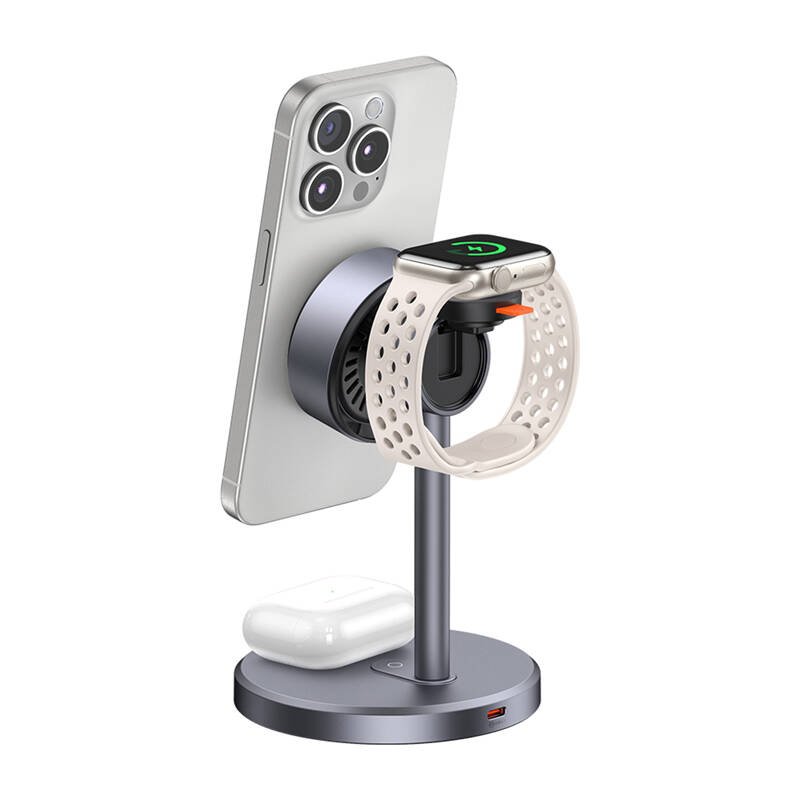 Mcdodo CH-2462 3-in-1 15W Qi2 wireless charger 33W mains charger