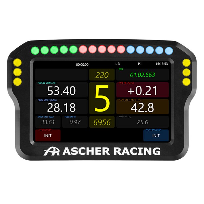 Ascher Racing Dashboard 4"
