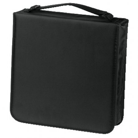 Hama CD Wallet Nylon 208, black 208 disques Noir