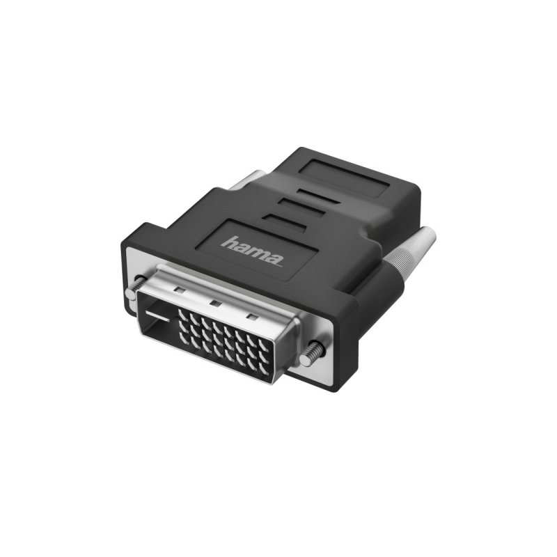 Hama 00205169 changeur de genre de câble DVI HDMI Noir