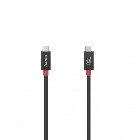 Hama 00200779 câble USB USB4 Gen 3x2 1 m USB C Noir