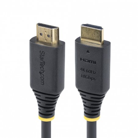 StarTech.com Câble HDMI Haut Débit de 2m Certifié Premium, 4K 60Hz/1440p 144Hz, HDR10/HDCP 2.2/ARC, 18Gbps, Cordon
