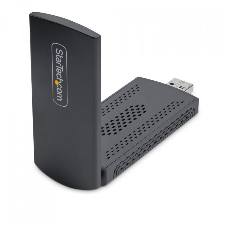 StarTech.com Clé USB WiFi 6E pour Ordinateur de Bureau/Portable, Carte Réseau Sans Fil avec Antenne Pliable, Dongle