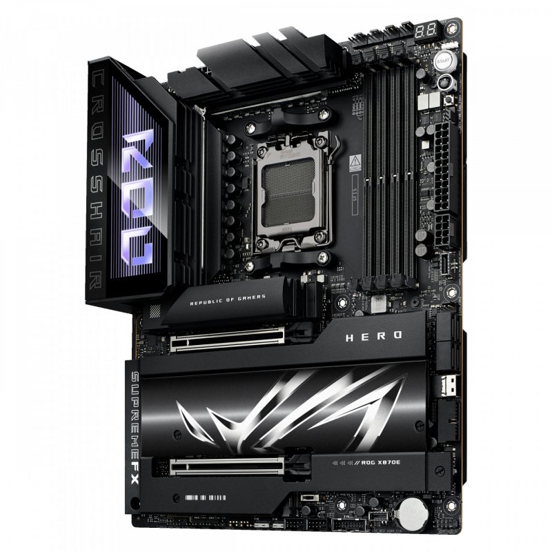 PLACA BASE ASUS ROG CROSSHAIR X870E HERO AM5 ATX 4XDDR5