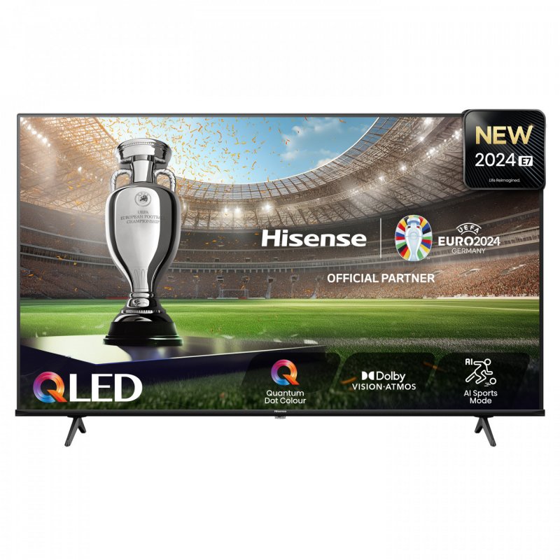 Hisense 50E7NQ TV 127 cm (50 ) 4K Ultra HD Smart TV Wi-Fi Black 350 cd/m2