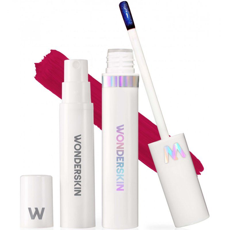 STOCK1 - Wonderskin - Wonder Blading Lip Stain Kit Darling Bright Plum