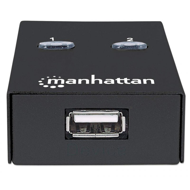 Manhattan 162005 hub & concentrateur 480 Mbit/s Blanc