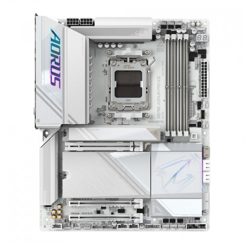 X870E AORUS PRO ICE (silber)