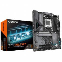GIGABYTE X870 EAGLE WIFI7 Motherboard - Supports AMD Ryzen 9000 CPUs, 14 2 2 phases VRM, up to 8000MHz DDR5 (OC),