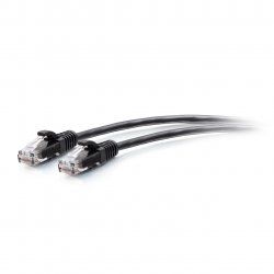 7FT/2.1M CAT6A SLIM PATCH 28AWG BLACK