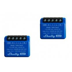 Shelly 1 Mini Gen3 Smart switch 1P Blue
