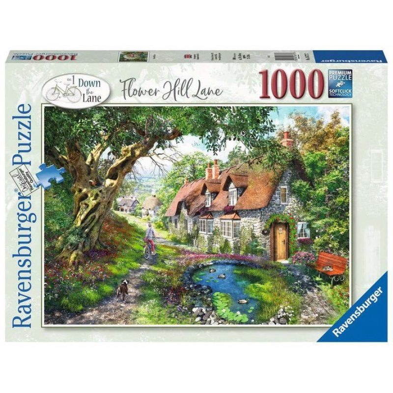 Ravensburger - Puzzle Flower Hill Lane 1000p (12000131)