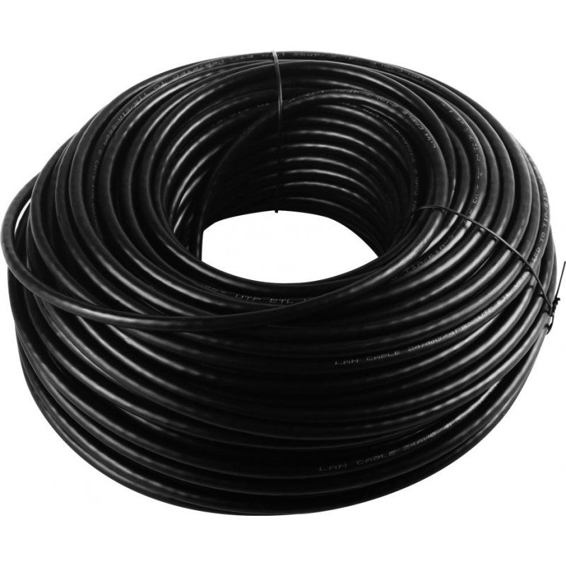 Goobay 94399 câble de réseau Noir 305 m Cat6 U/UTP (UTP)