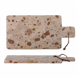 Bloomingville - Nukaka Cutting Board - Brown - Marble