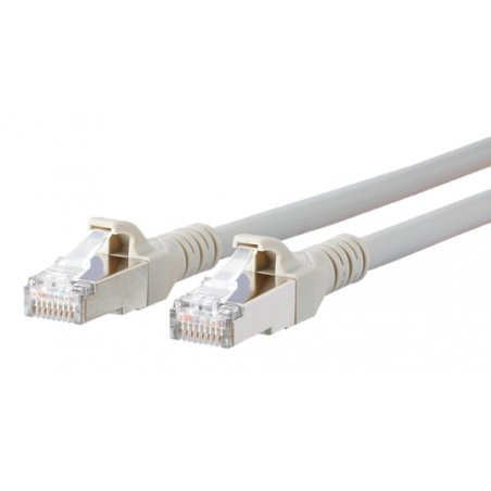 Cordon Cat.6A AWG26 gris, 0,5 m 1308450533-E