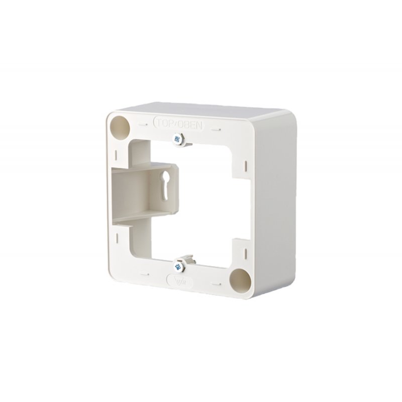 METZ CONNECT BOITIER RACCORDEMENT 85x85 BLANC PUR-SIMPLE POUR MONTAGE EN SAILLIE