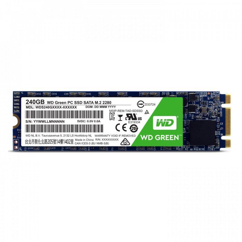Western Digital Green 240 Go M.2 Série ATA III
